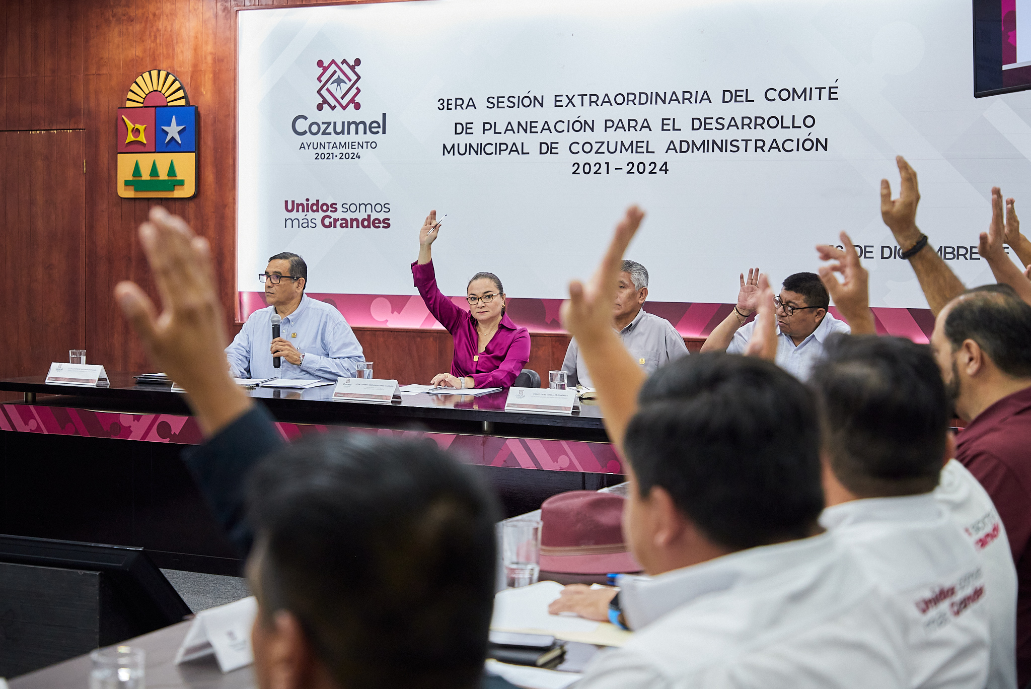 SE REALIZA LA TERCERA SESIÓN EXTRAORDINARIA DEL COPLADEMUN